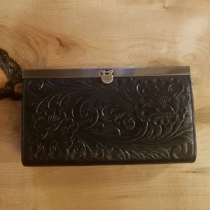 Patricia Nash Cauchy Tooled Frame Wallet